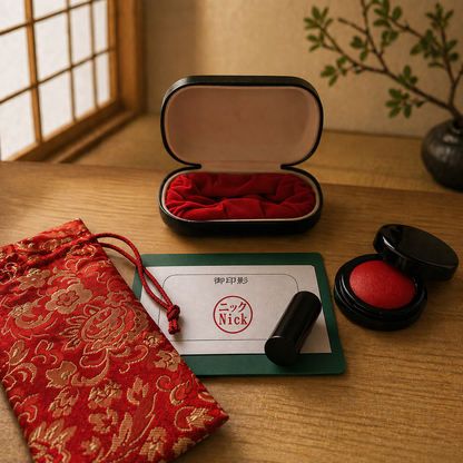 Business & Creative Hanko – Professional Signature (18mm Square)