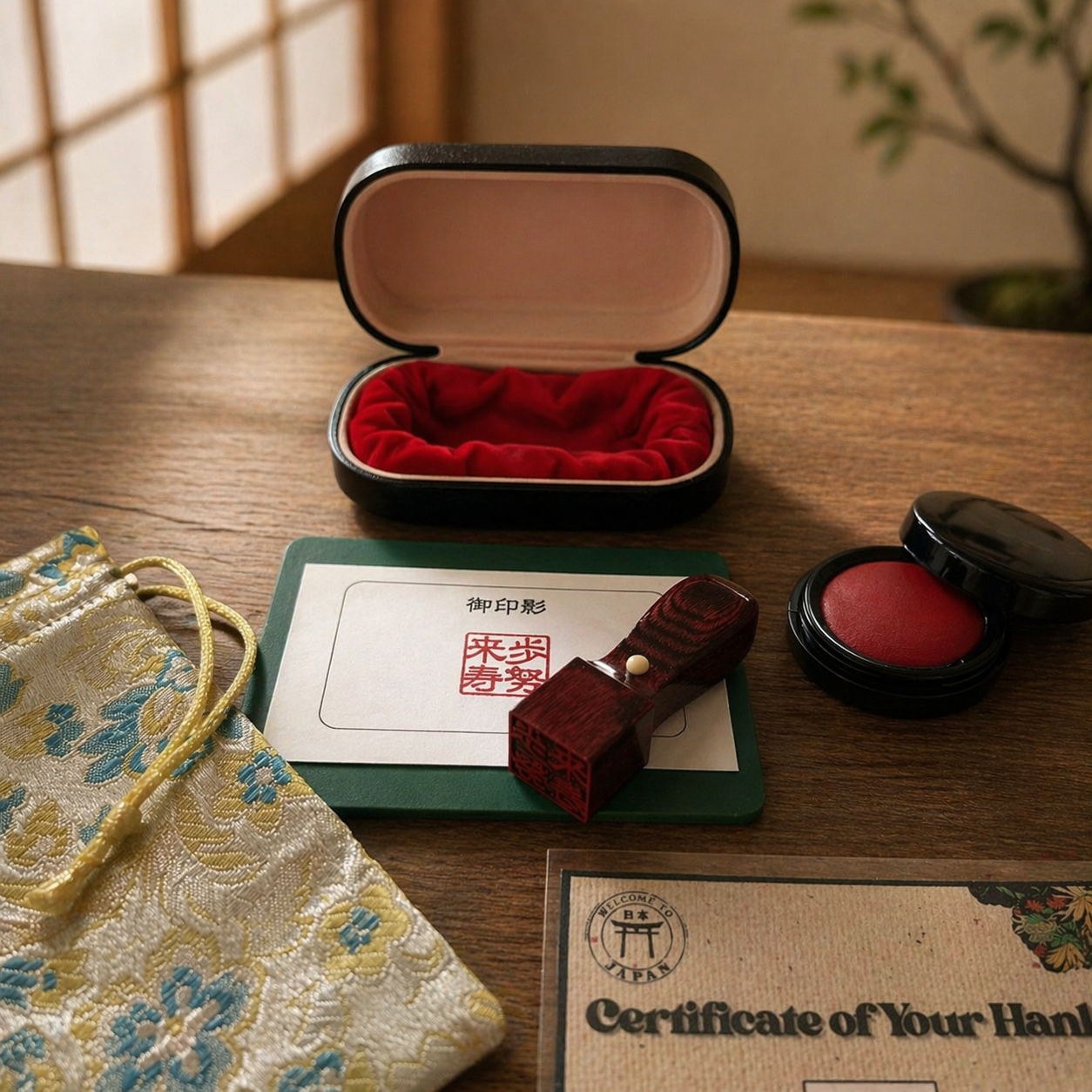 Business & Creative Hanko – Professional Signature (18mm Square)