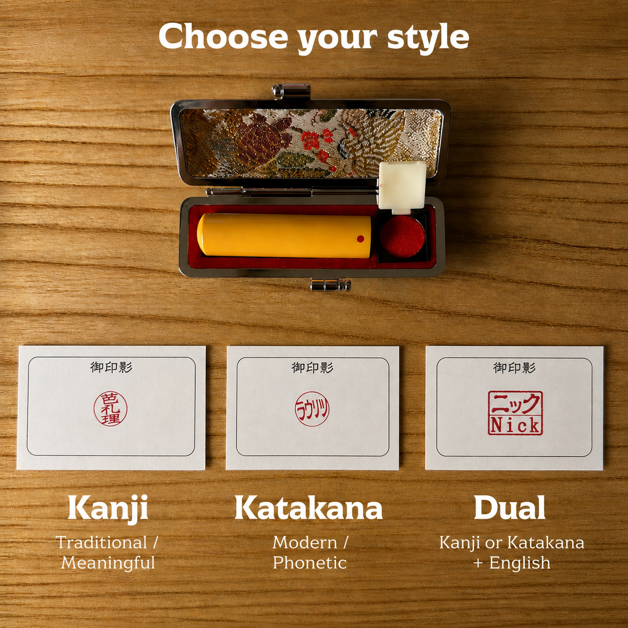 Personal Hanko – Standard (15mm Round)