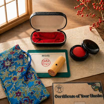 Business & Creative Hanko – Professional Signature (18mm Square)