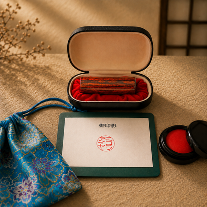 Business & Creative Hanko – Professional Signature (18mm Square)