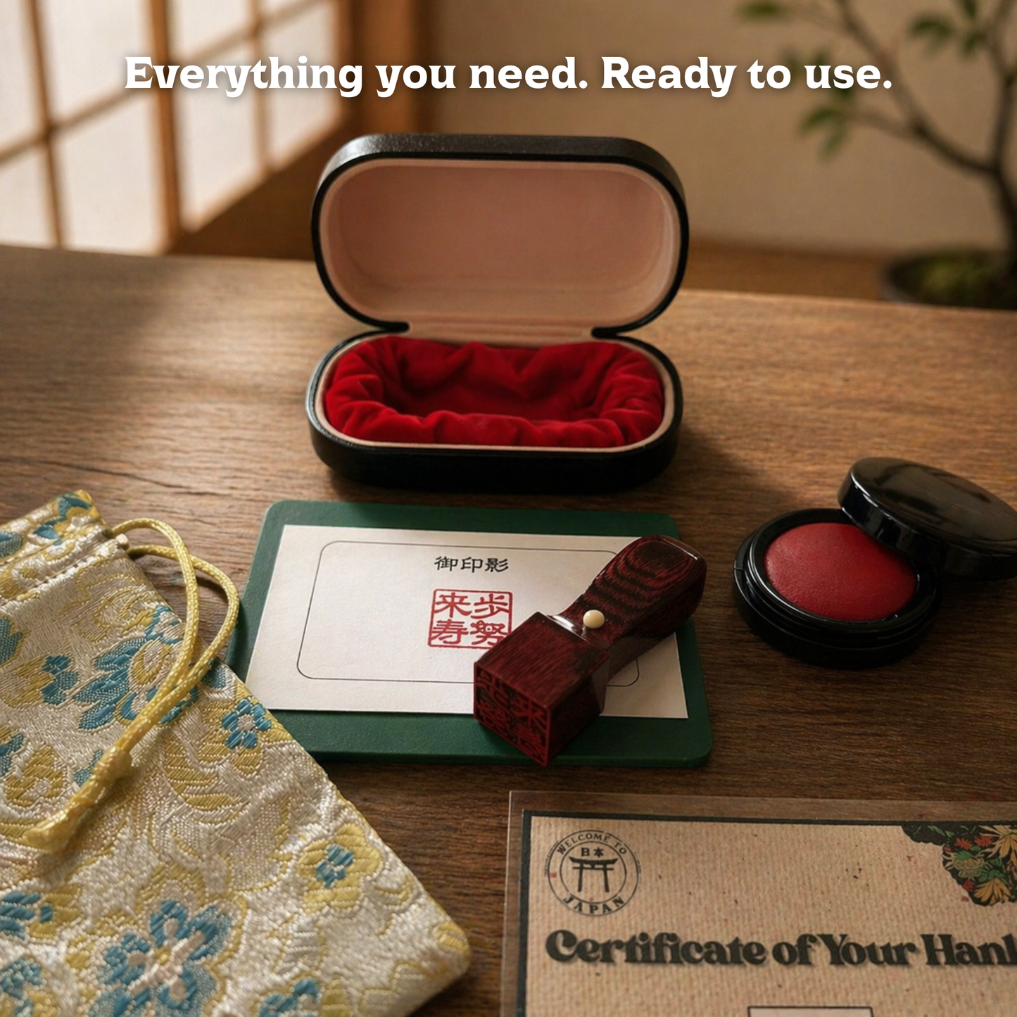 Business & Creative Hanko – Professional Signature (18mm Square)